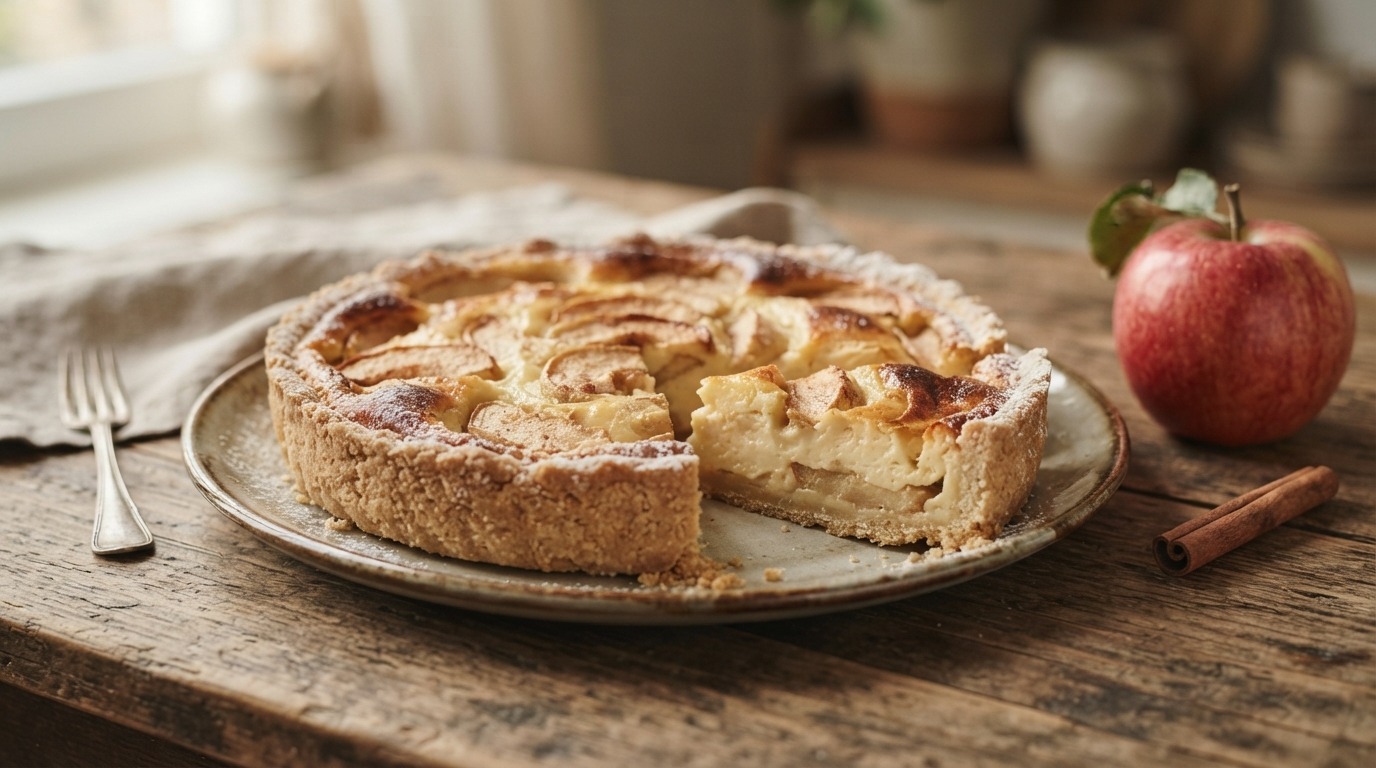 Romige appeltaart