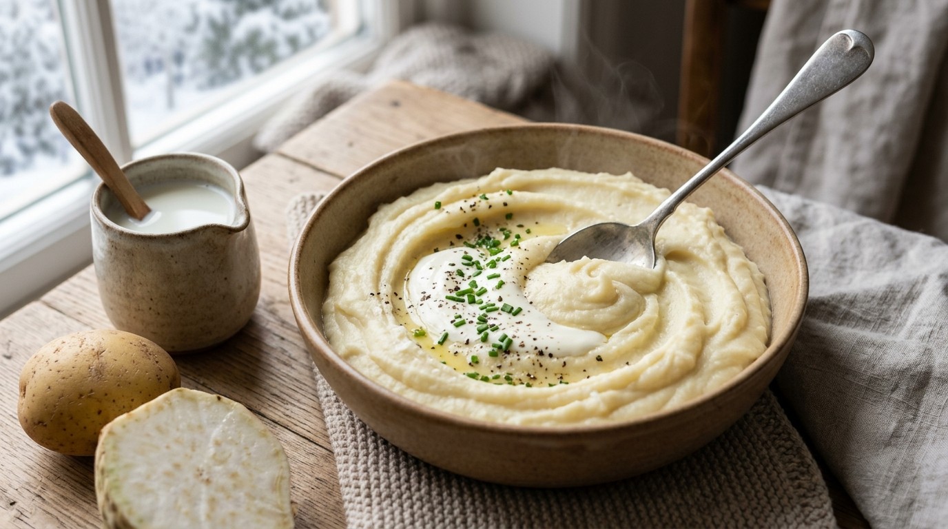 Romige Knolselderijpuree
