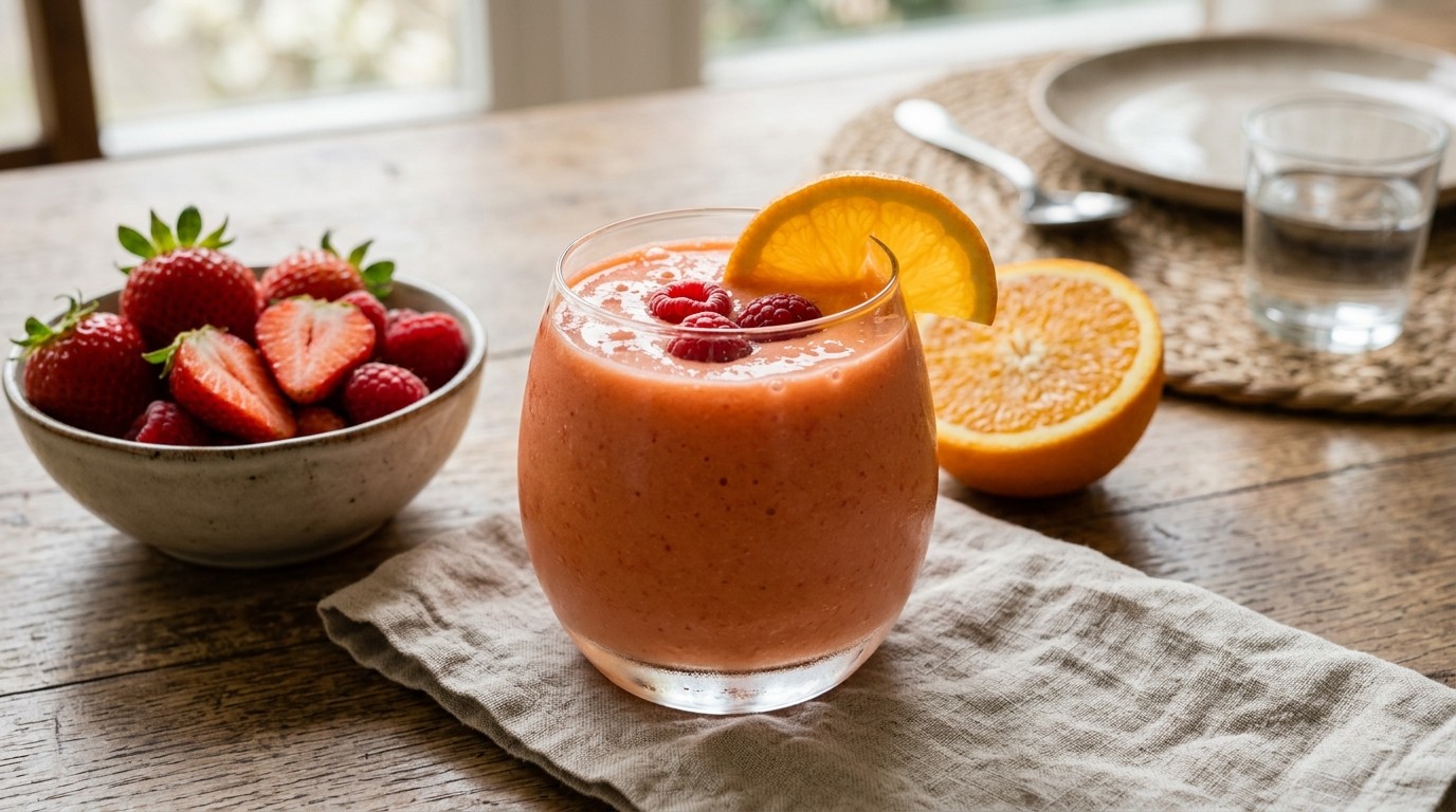 Romige vruchten-smoothie