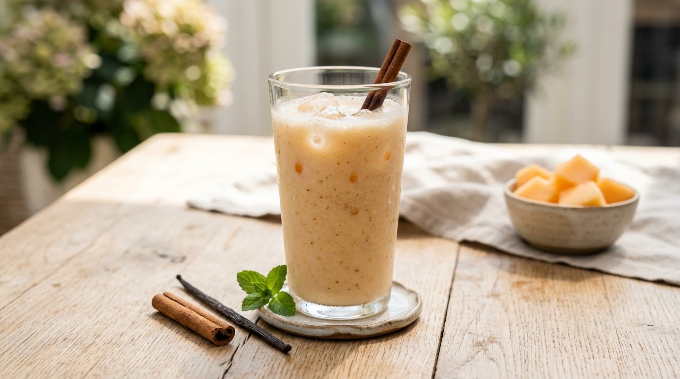 Rooibos-shake met meloen