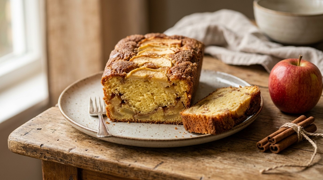 Roombotercake met appel en kaneel