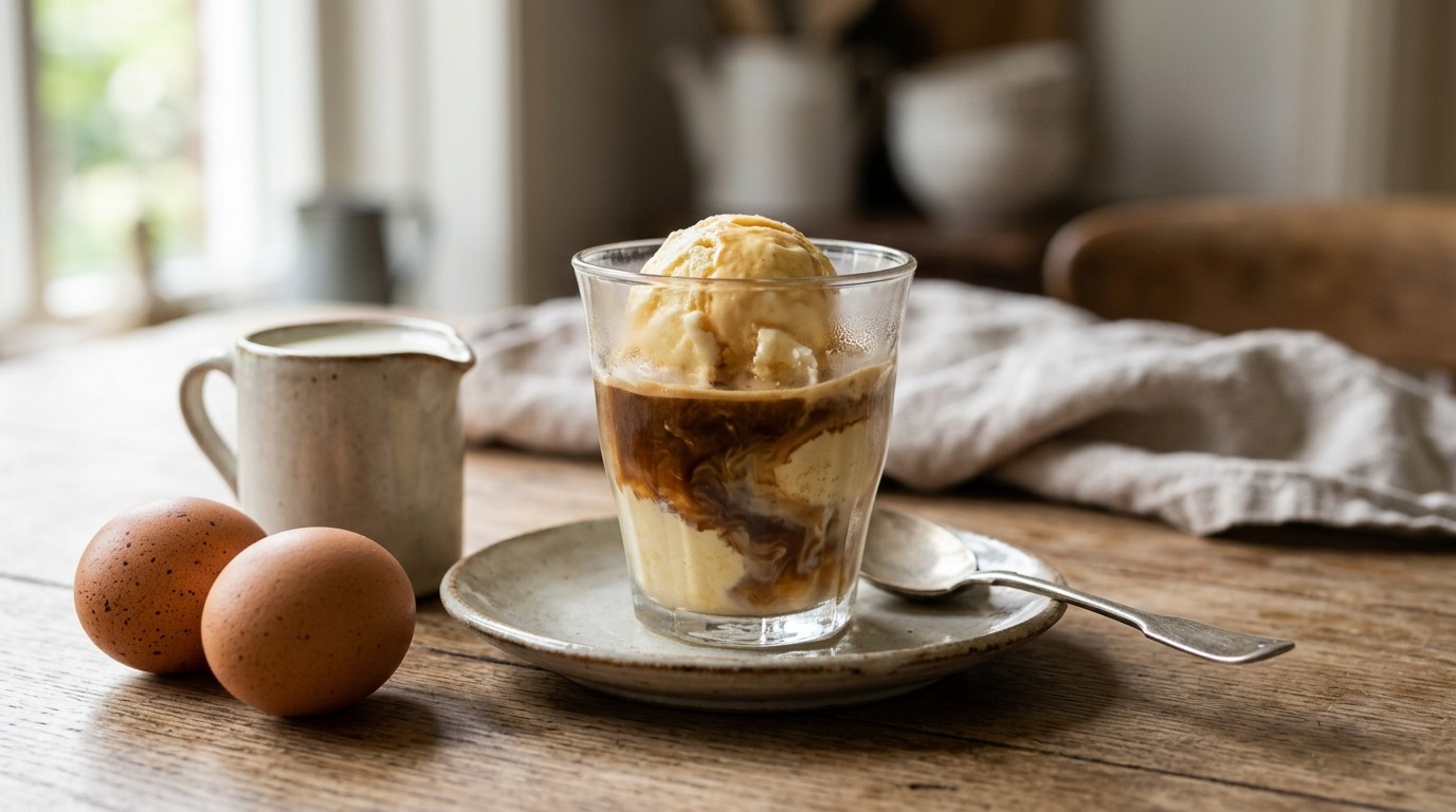 Roomijs met Espresso