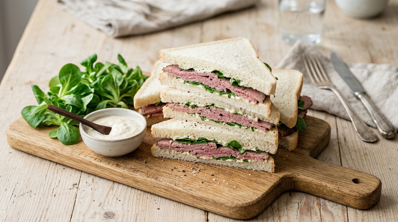 Rosbief-sandwiches