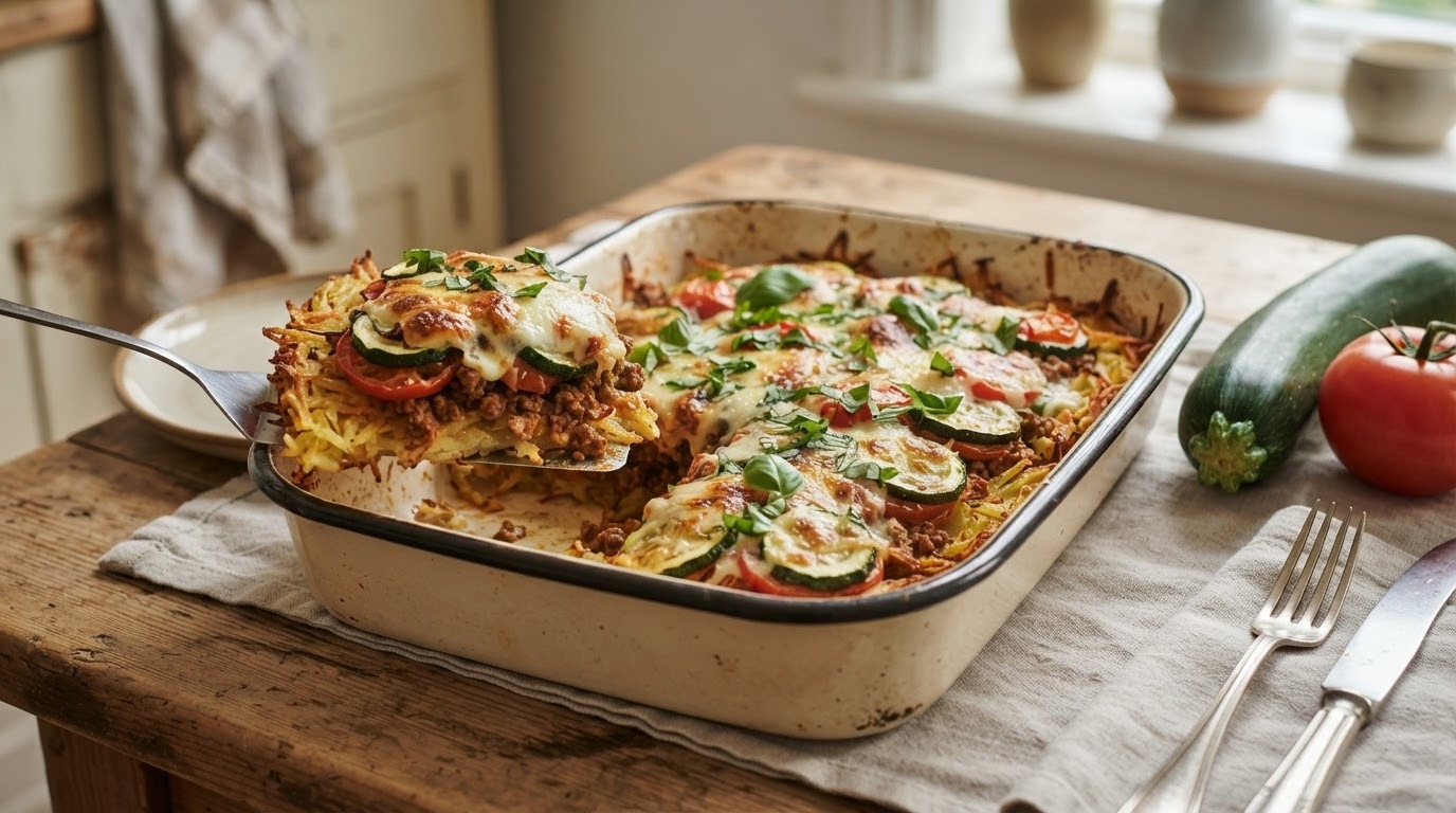 Rösti Ovenschotel met Courgette