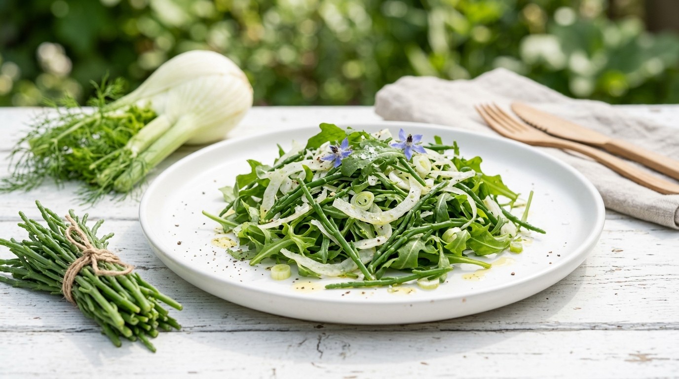 Rucola met Zeekraal Salade