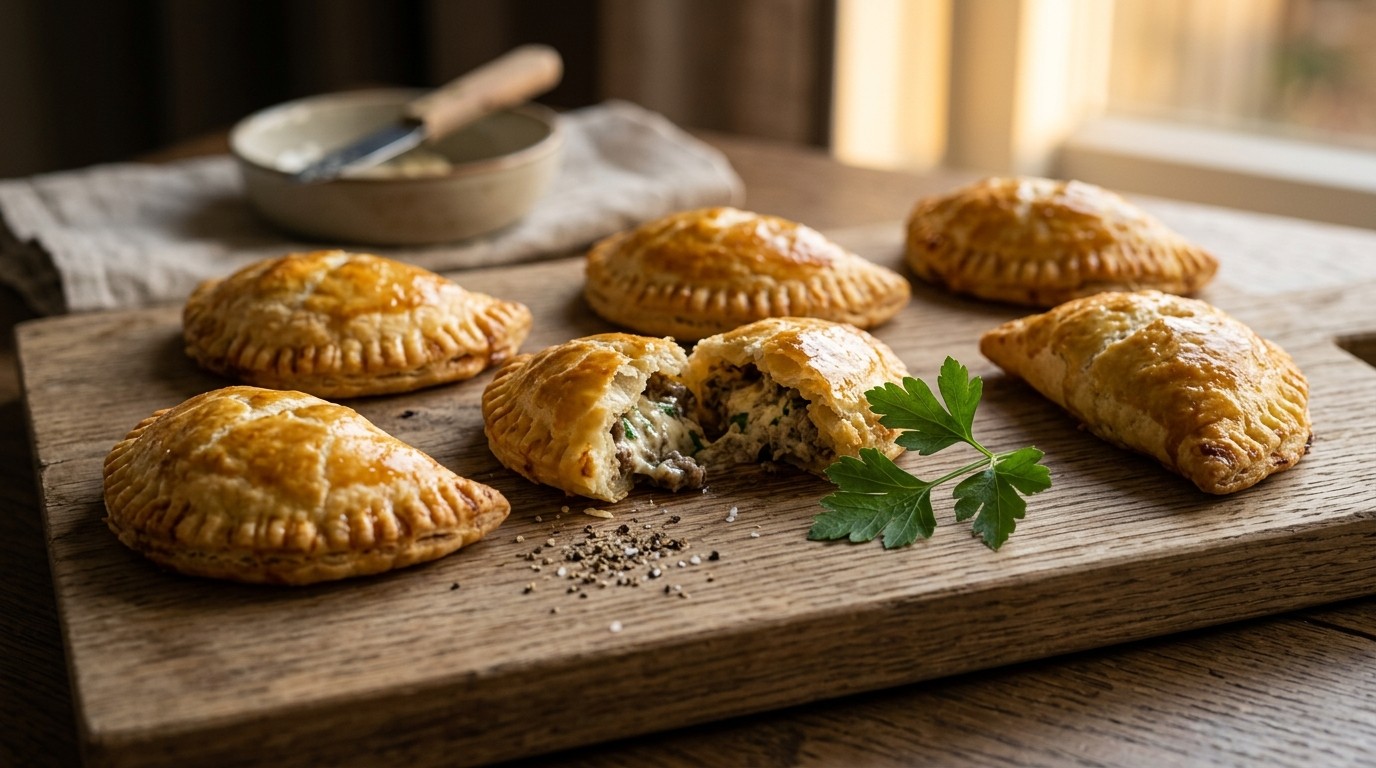 Rundergehakt met kwark pasteitjes