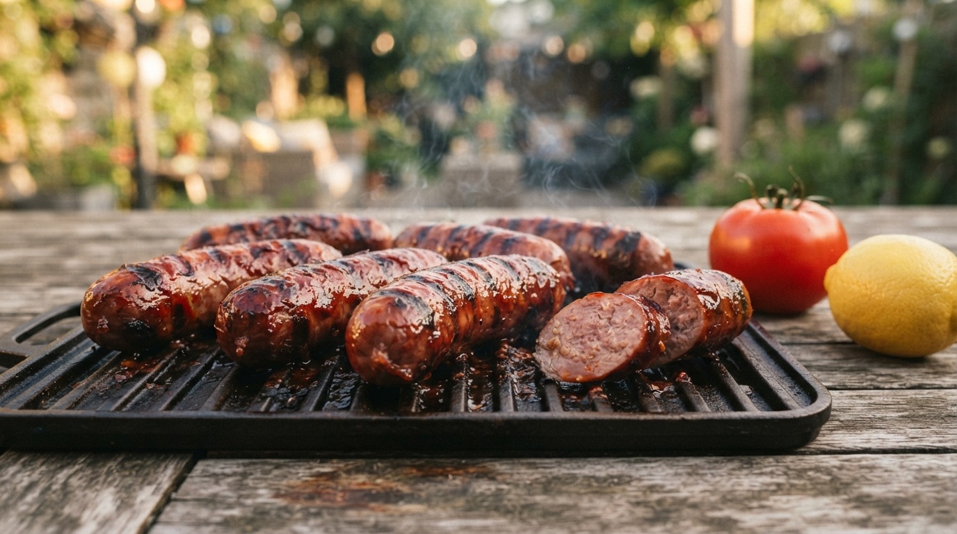 Rundersaucijsjes op de BBQ