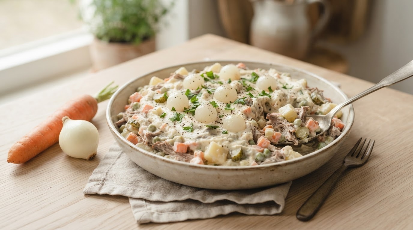 Rundvlees-salade op z'n lekkerst