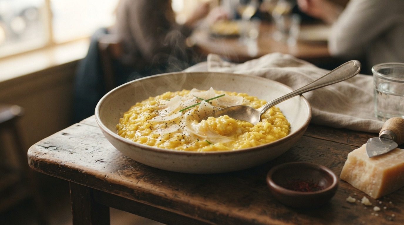 Saffraan risotto