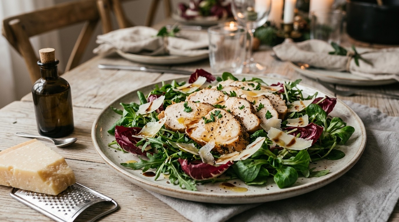 Salade van Kalkoenfilet met Truffelolie