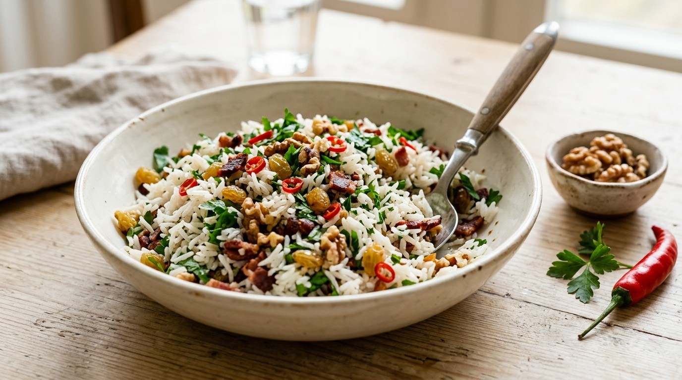 Salade van Witte Rijst