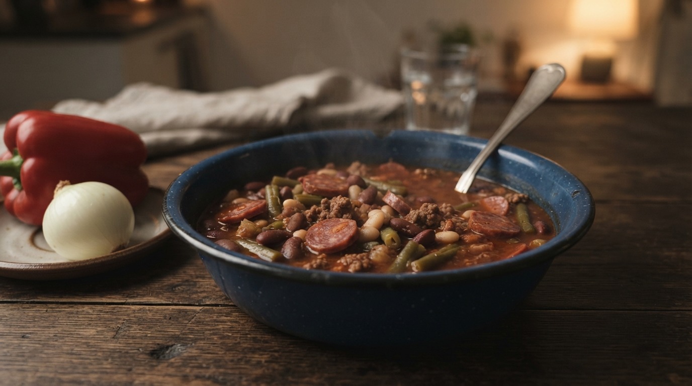 Salami maaltijdsoep