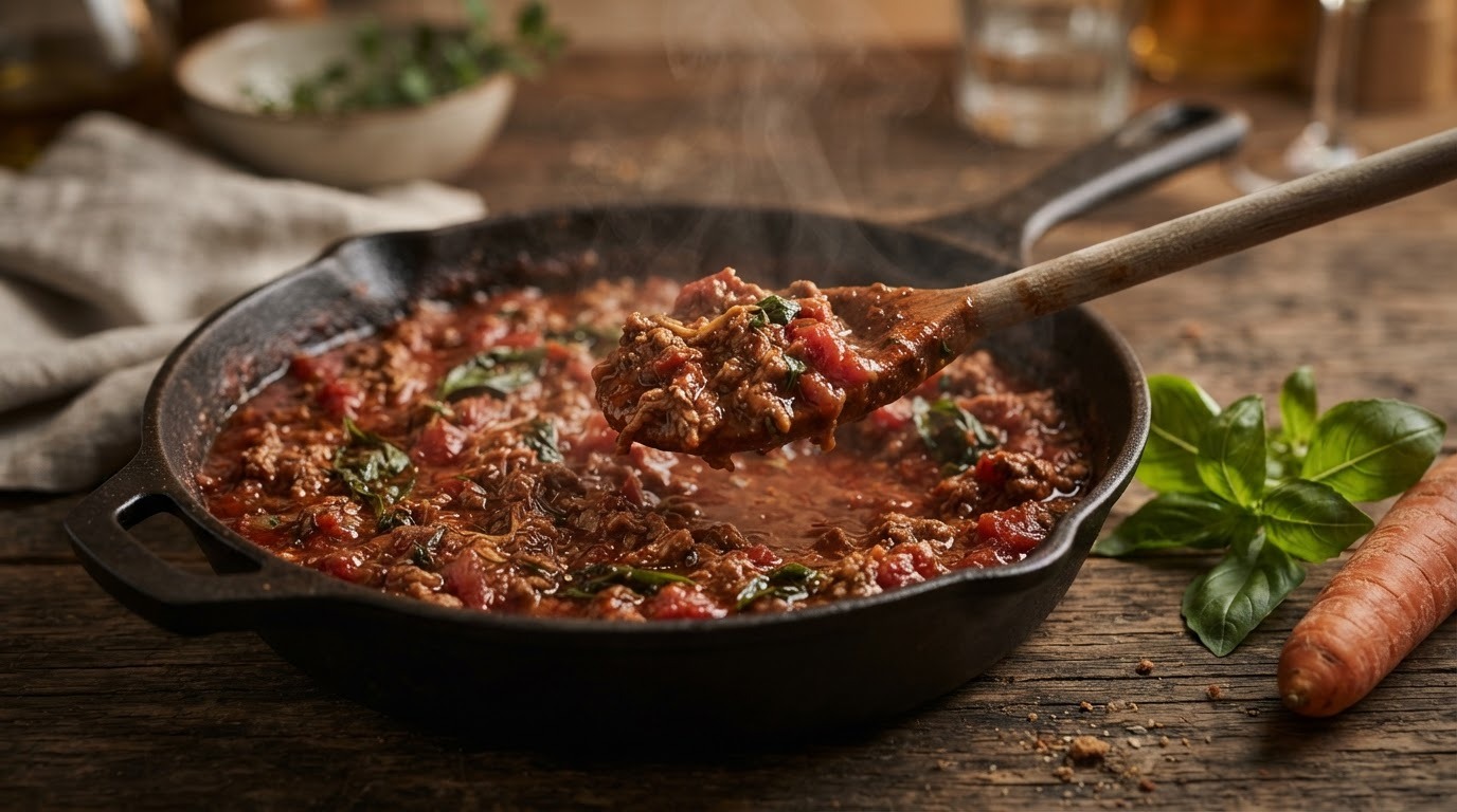 Salza di pomodoro con Agnello