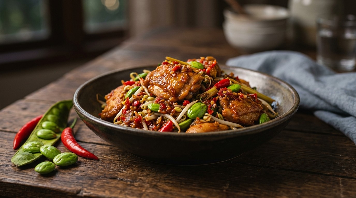 Sambal Goreng Ajam/Peteh/Taugeh
