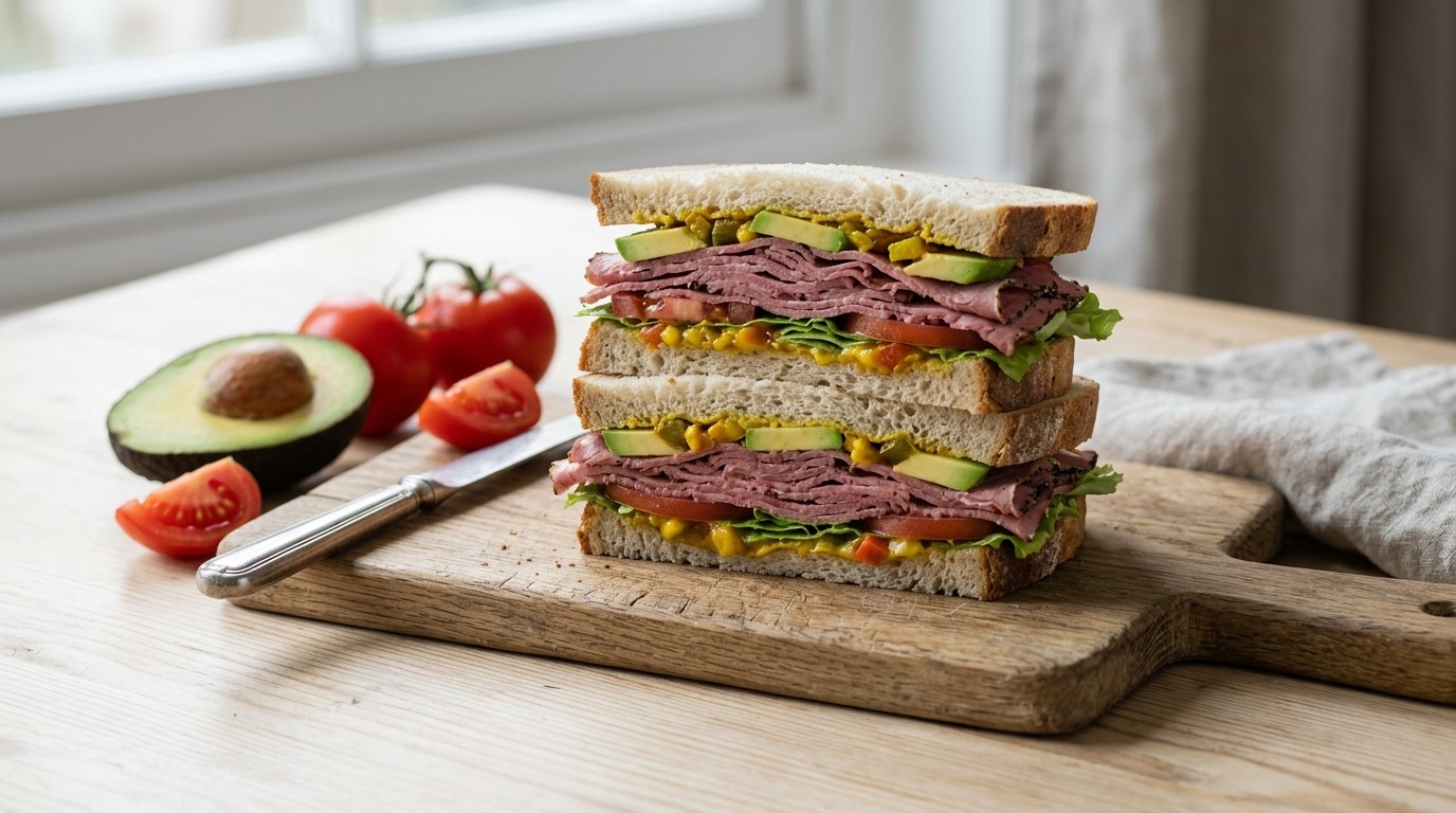 Sandwiches met pastrami
