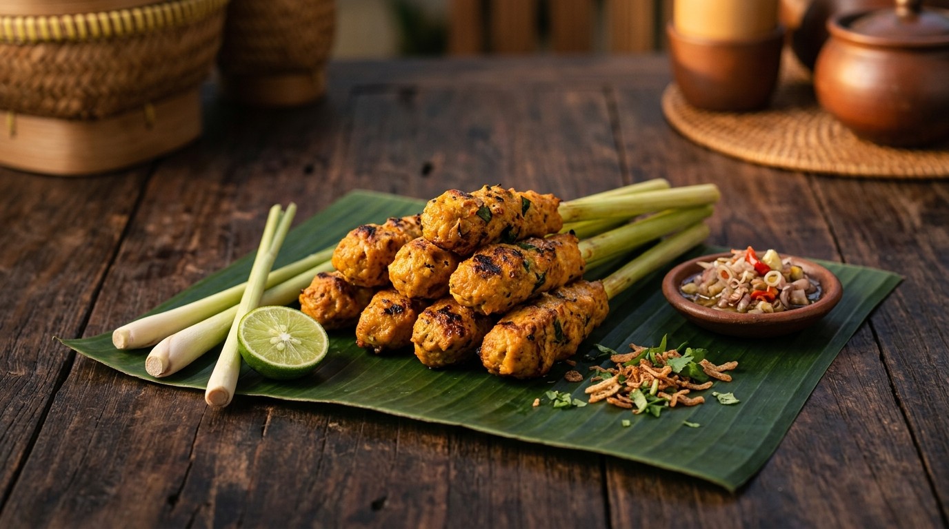 Saté Lilit (Balinese Vissaté)