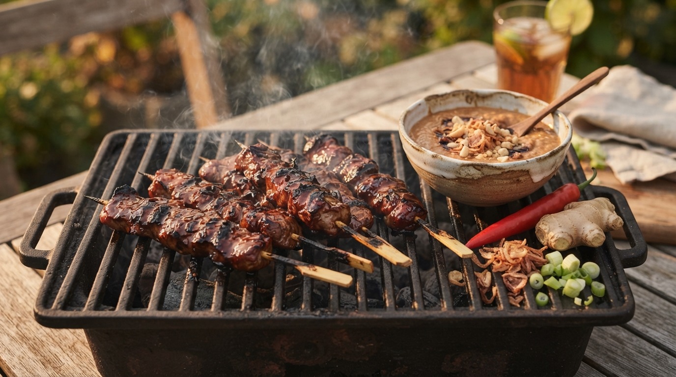Sate van varkenshaas