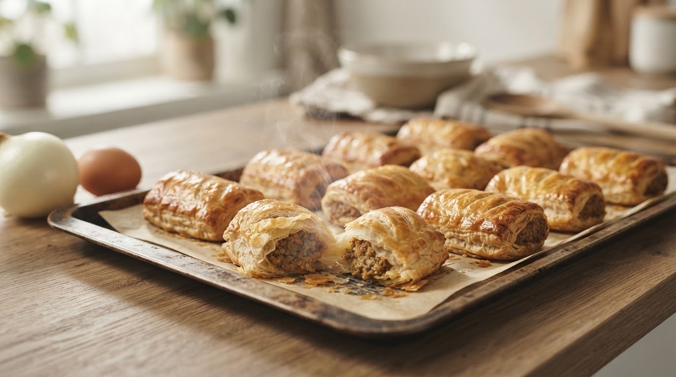 Saucijzen broodjes