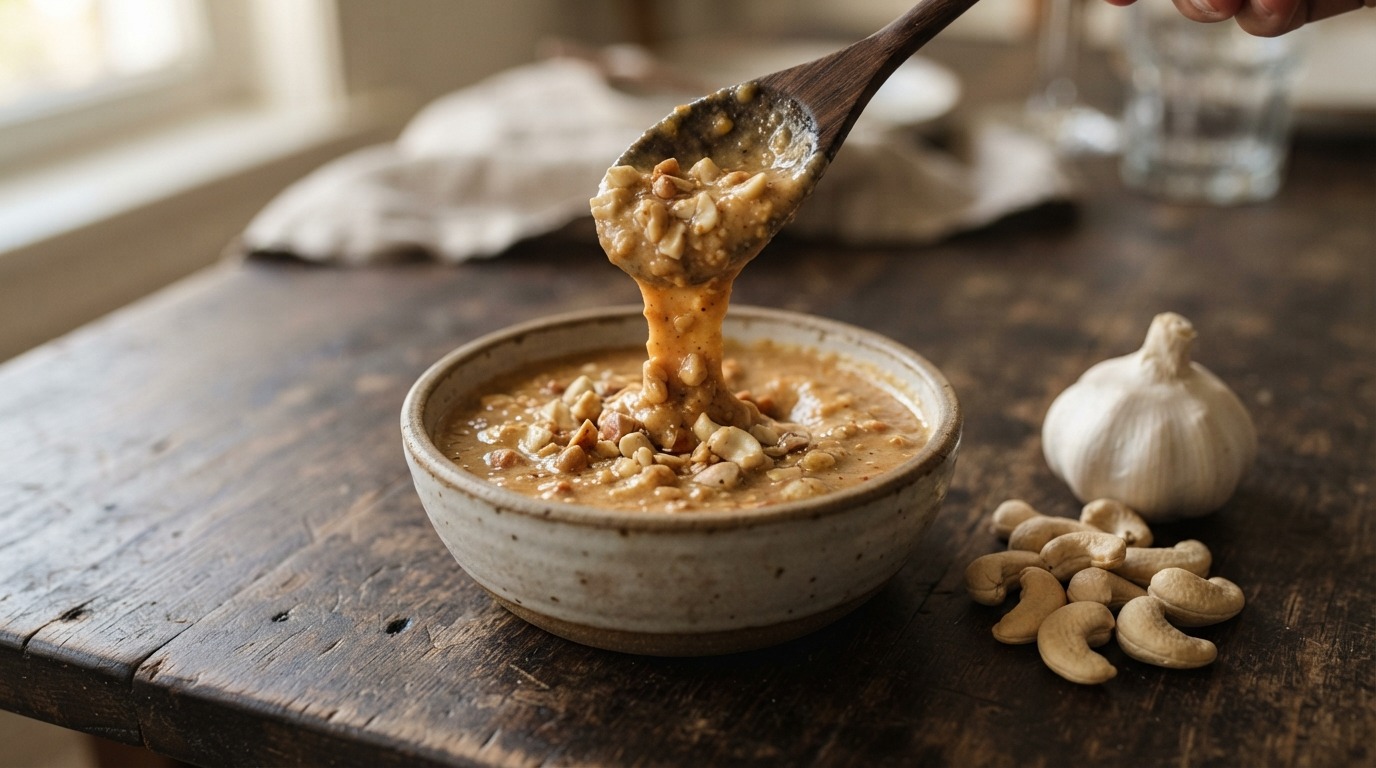 Saus van cashewnoten