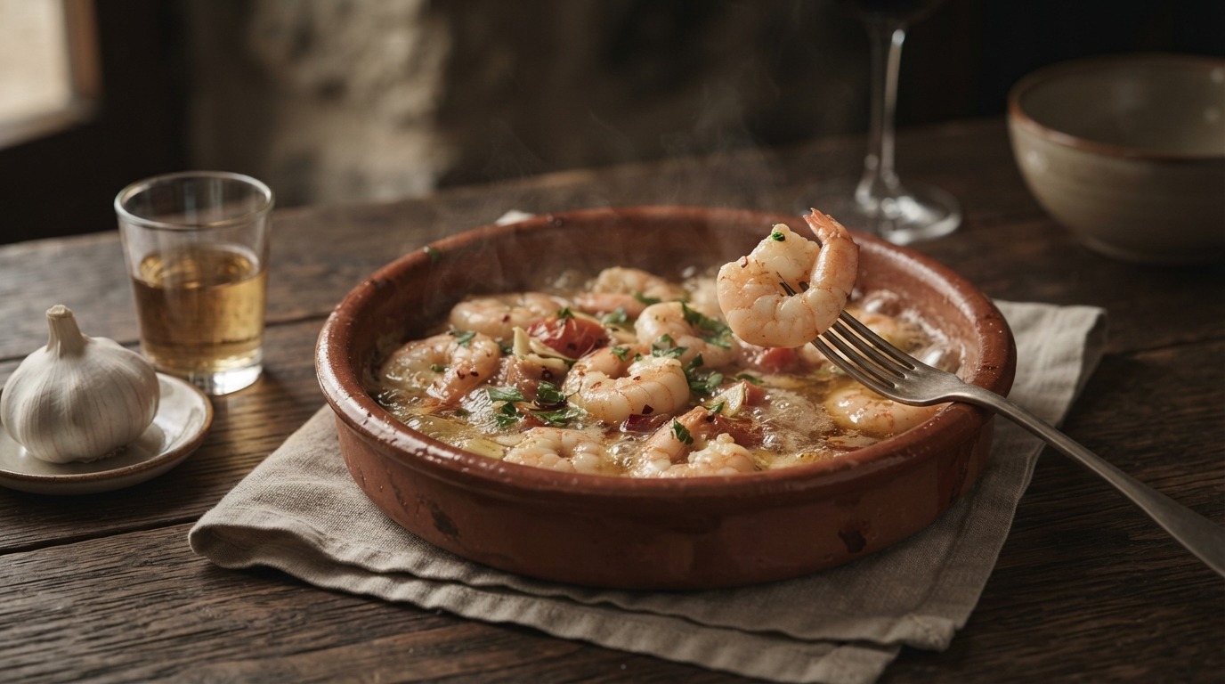 Scampi's op Spaanse wijze