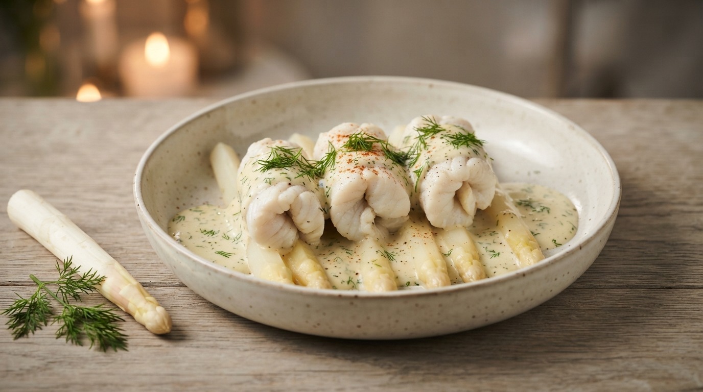 Scholrolletjes met dillesaus