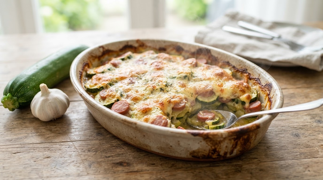 Schotel met courgette