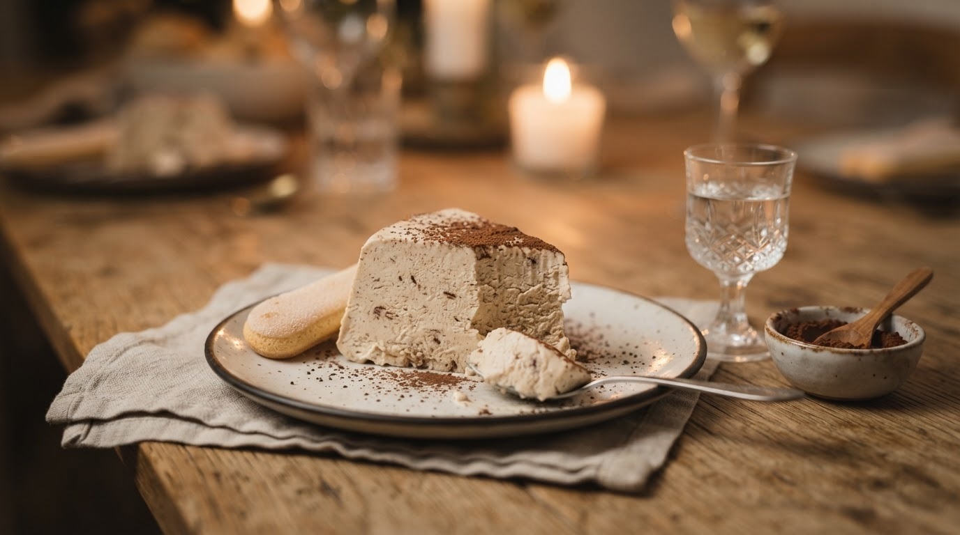 Semifreddo met grappa