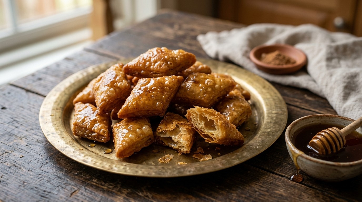 Shehed tukra (Honingkoekjes)