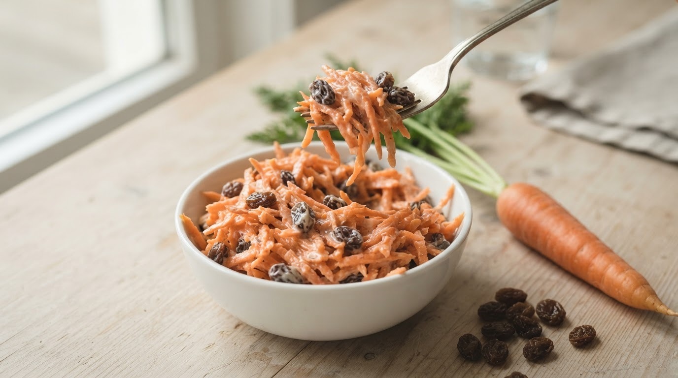 Simpele snelle wortelsalade