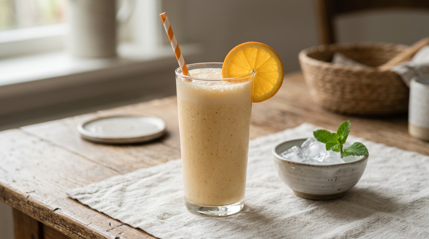 Sinaasappel-banaanshake