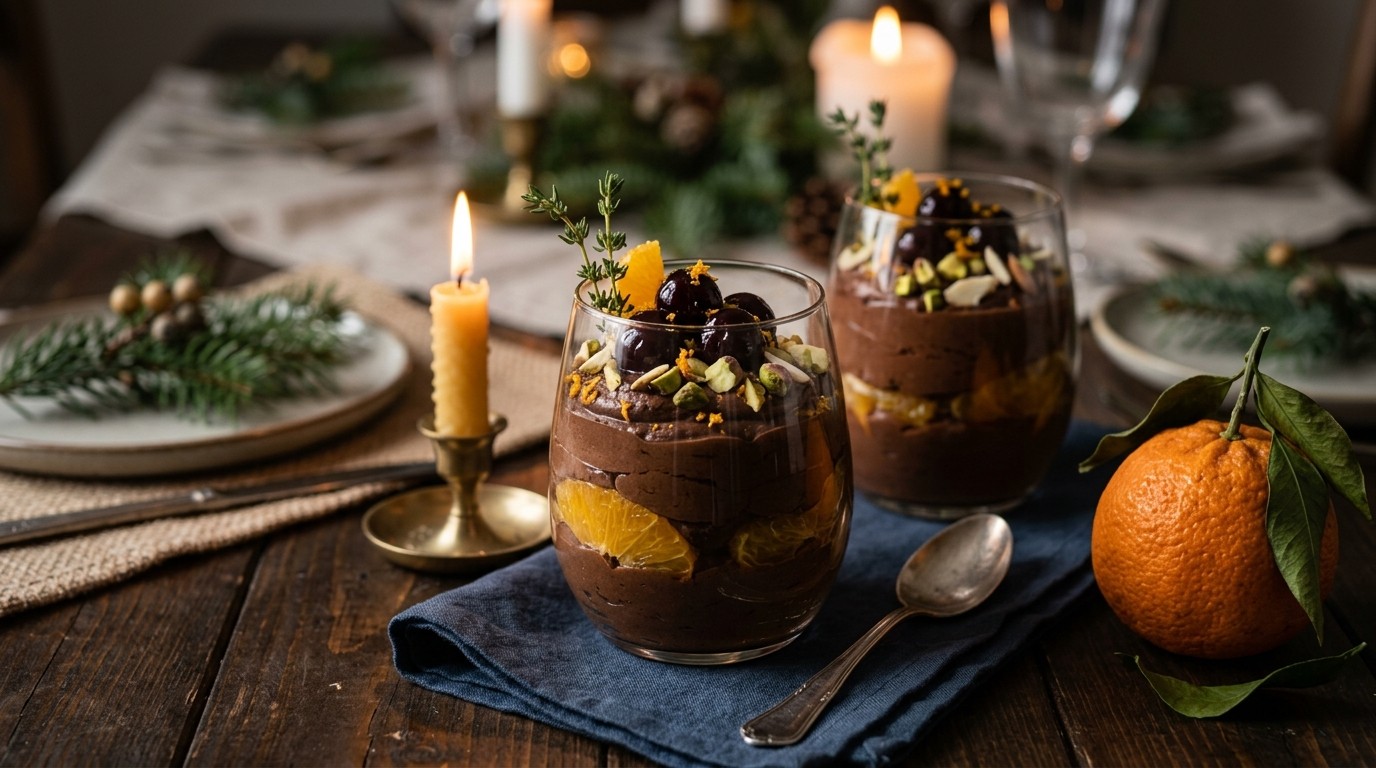 Sinaasappel-chocolademousse