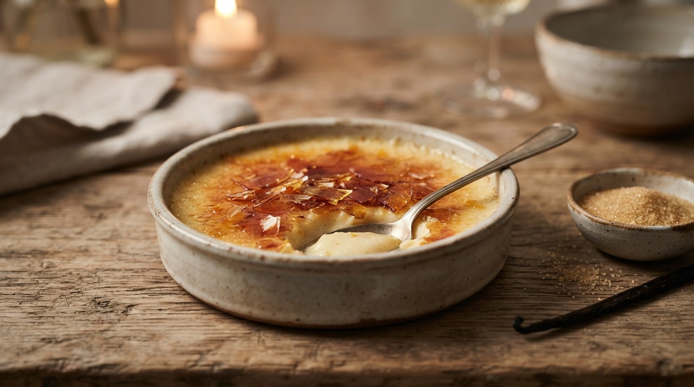 Sinaasappel créme brûlée