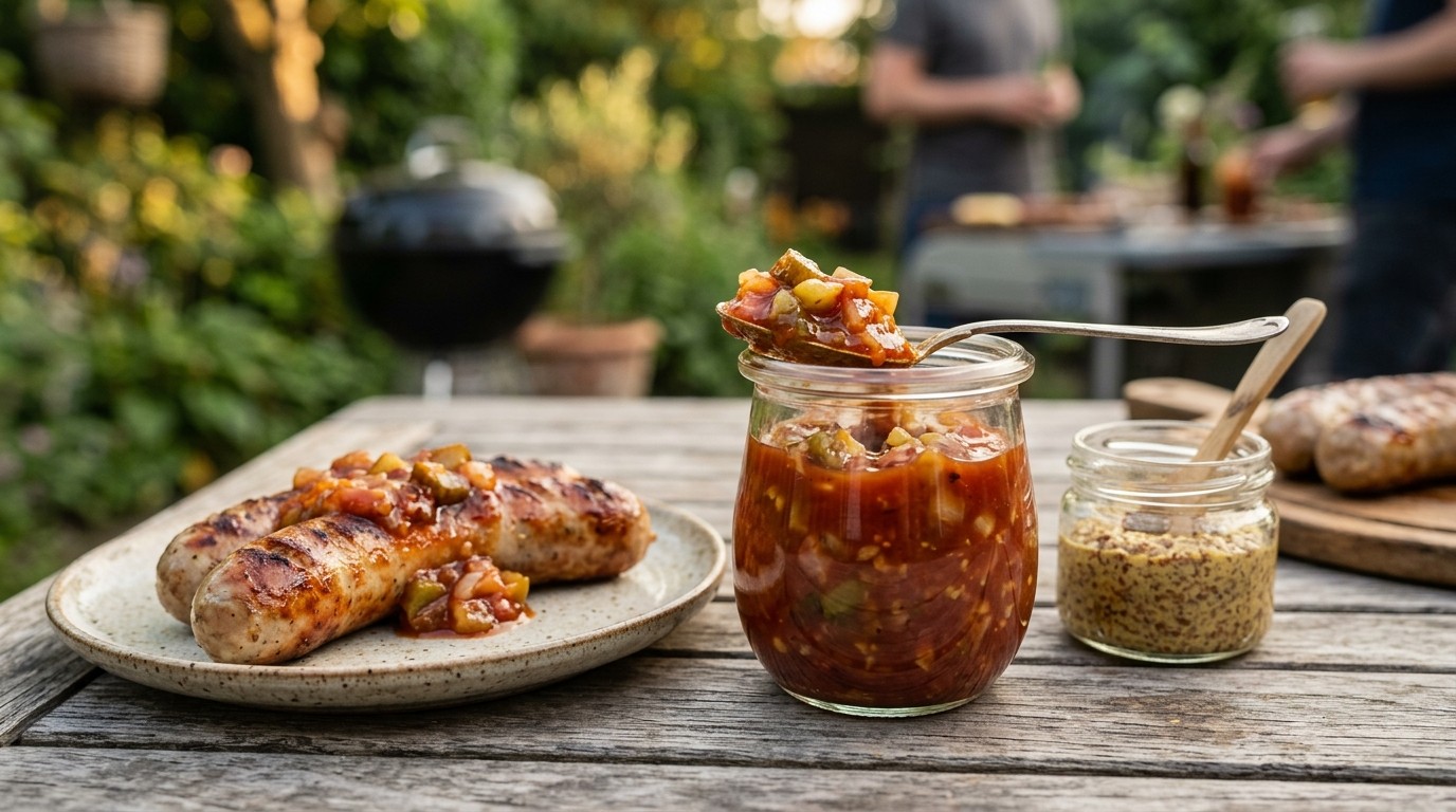 Snelle barbecue relish