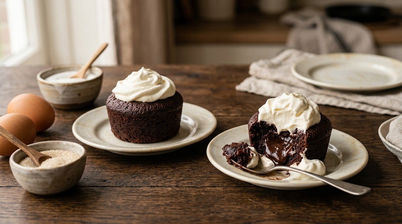 Snelle Chocoladepudding met Slagroom