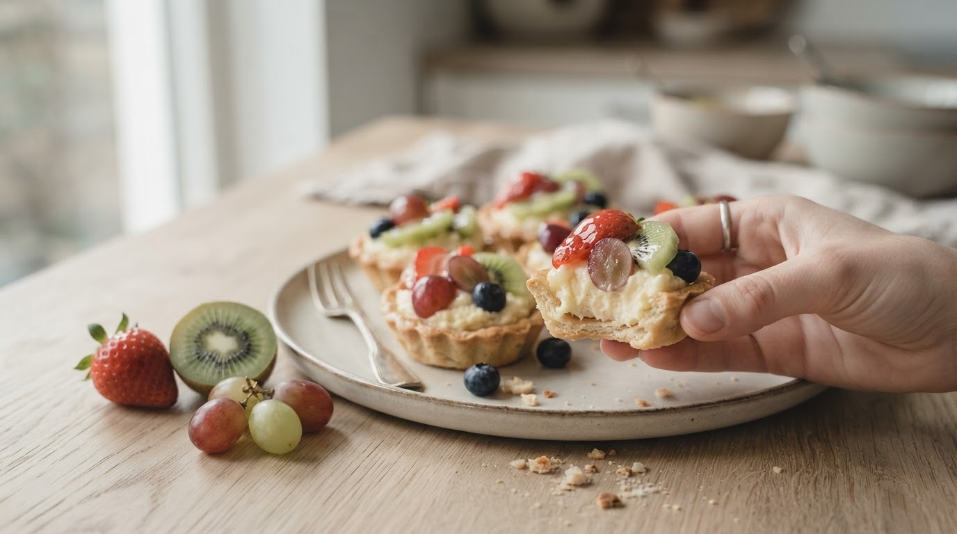 Snelle fruitgebakjes