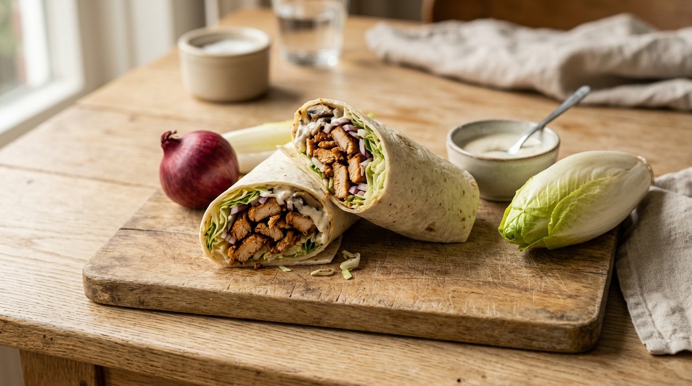 Snelle Wraps met Gyros en Andijvie