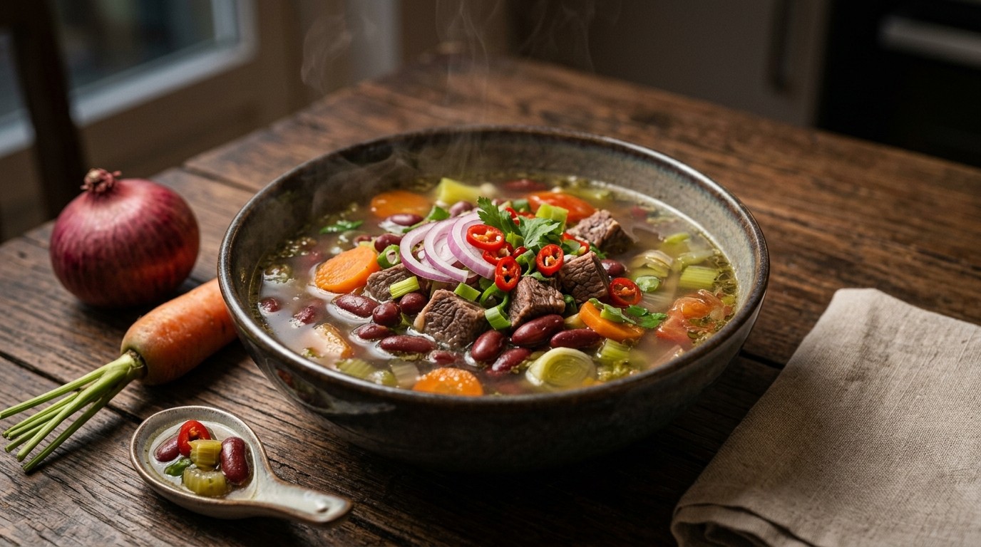 Sop Daging Kacang Merah