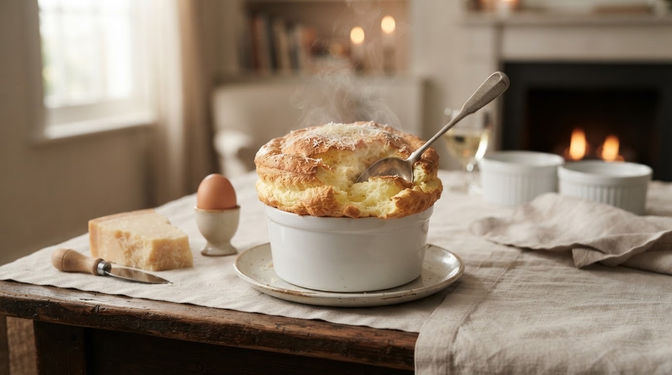 Soufflé met Parmezaanse Kaas