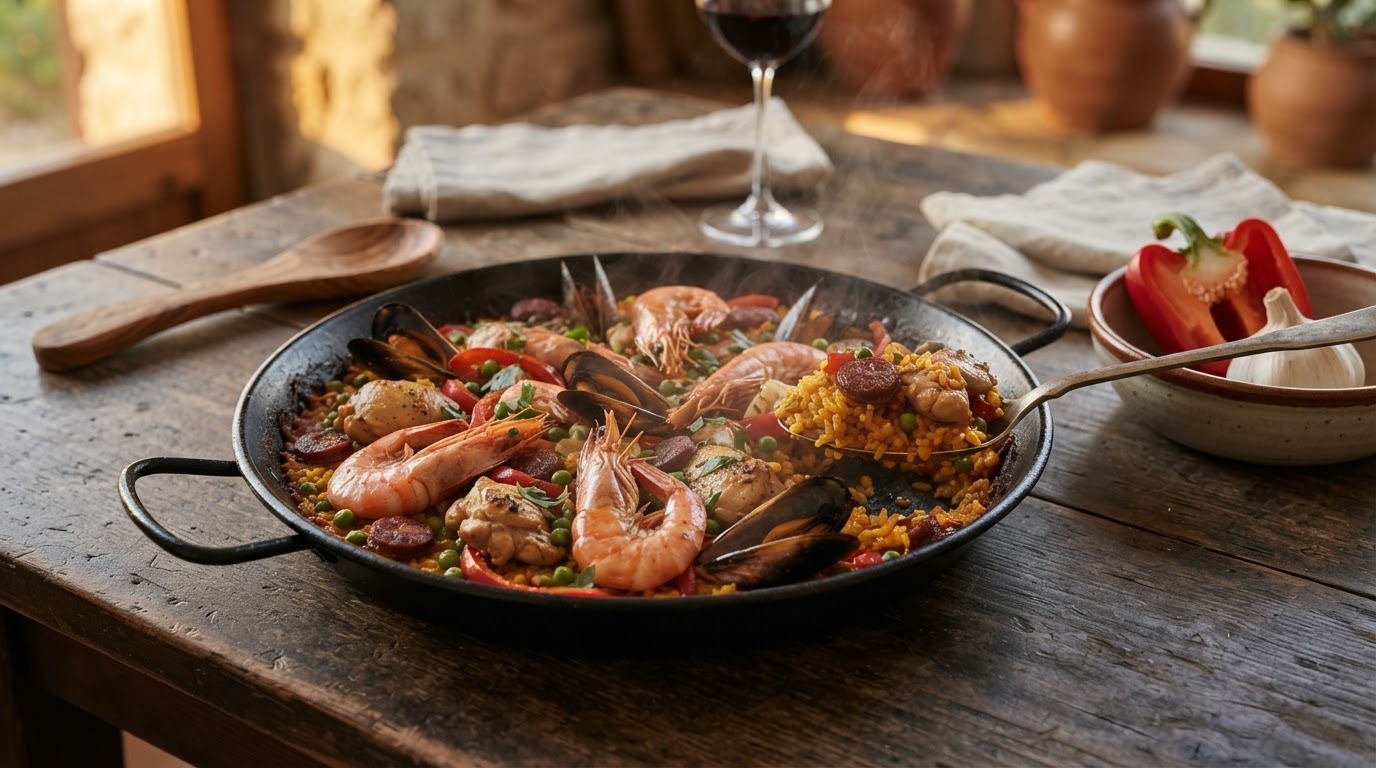 Spaanse paella