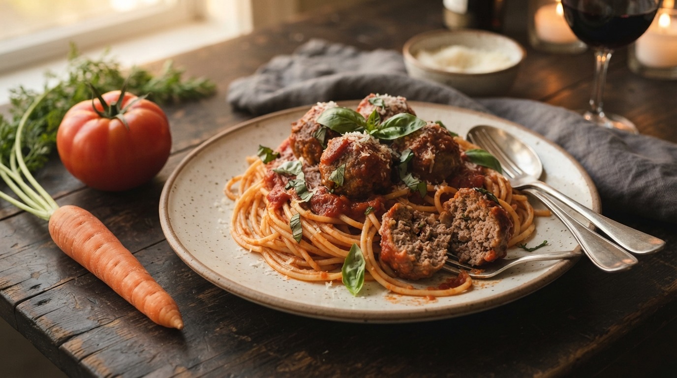 Spaghetti met balletjes