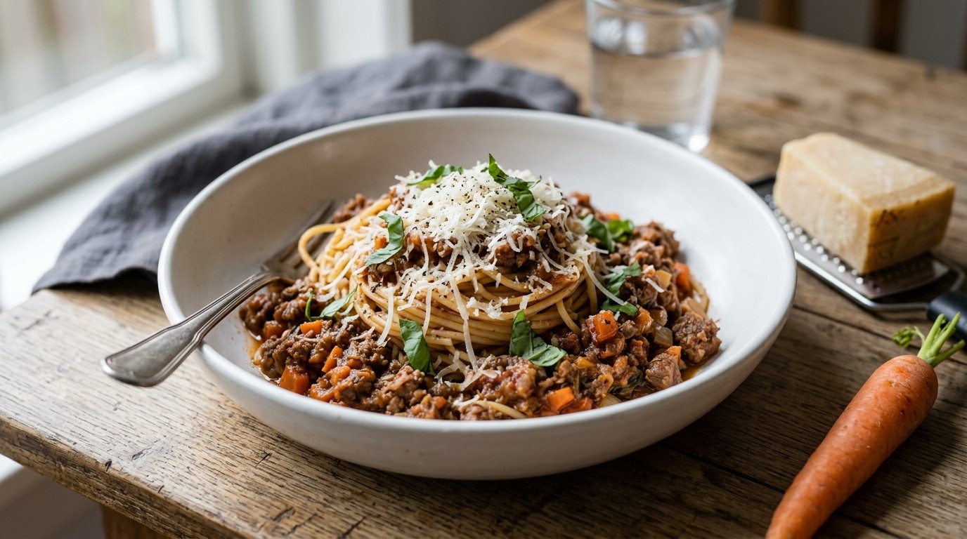 Spaghetti met gehaktsaus