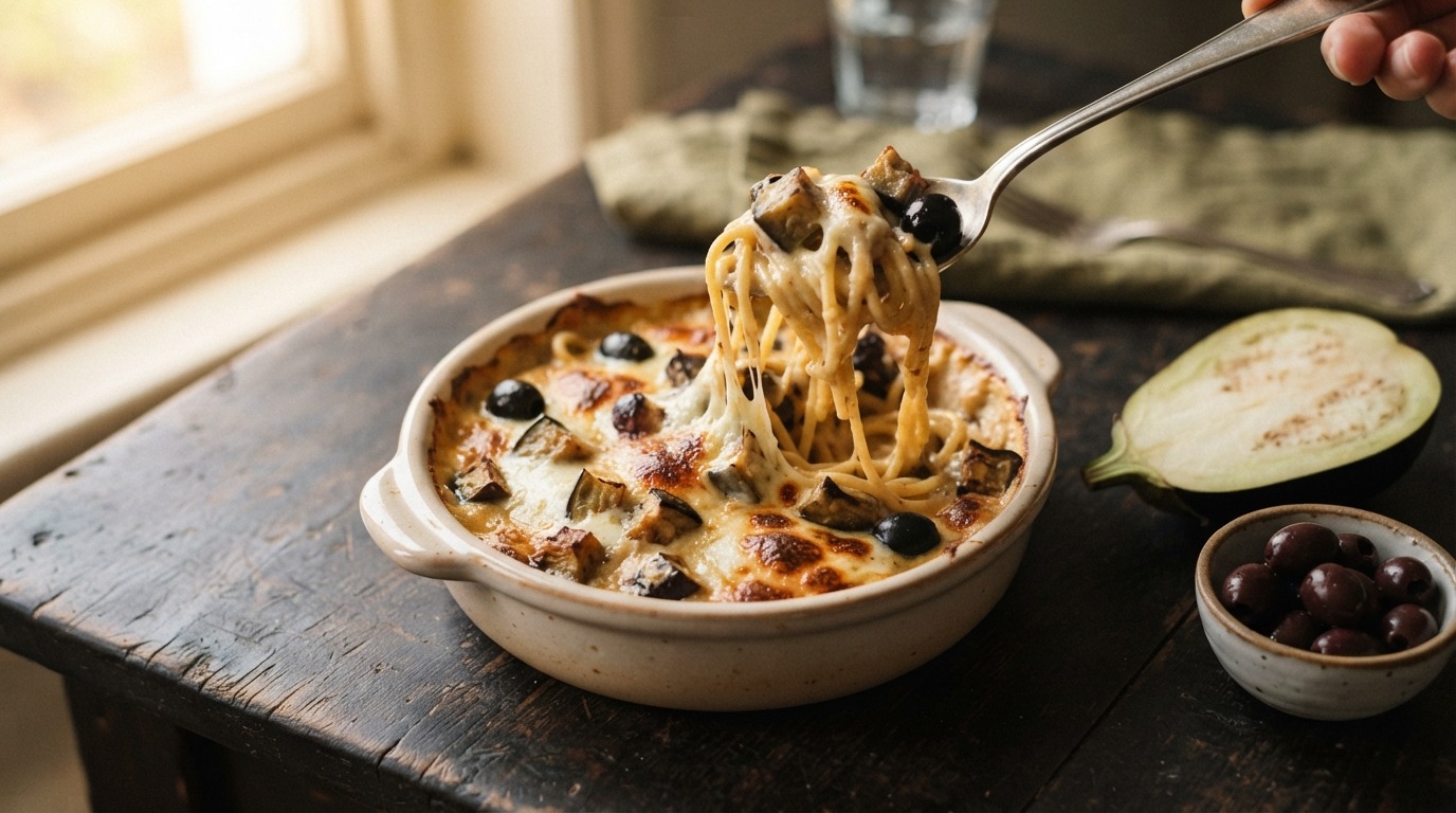 Spaghetti met kaassaus