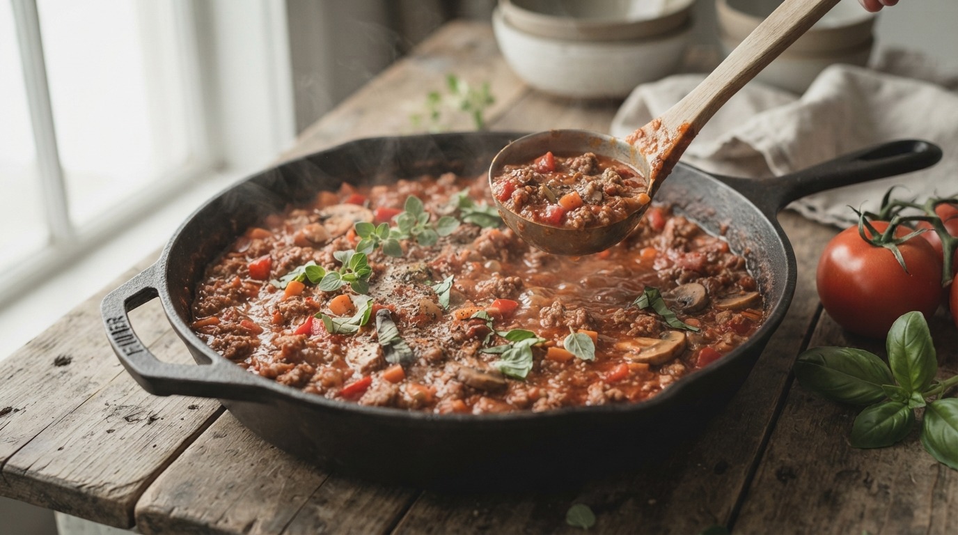 Spaghettisaus à Lan