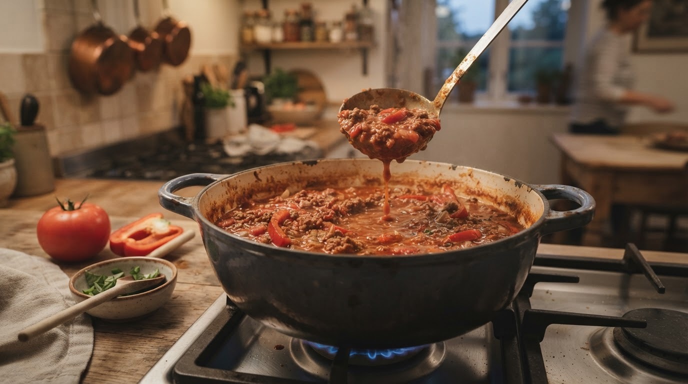 Spaghettisaus van de mama