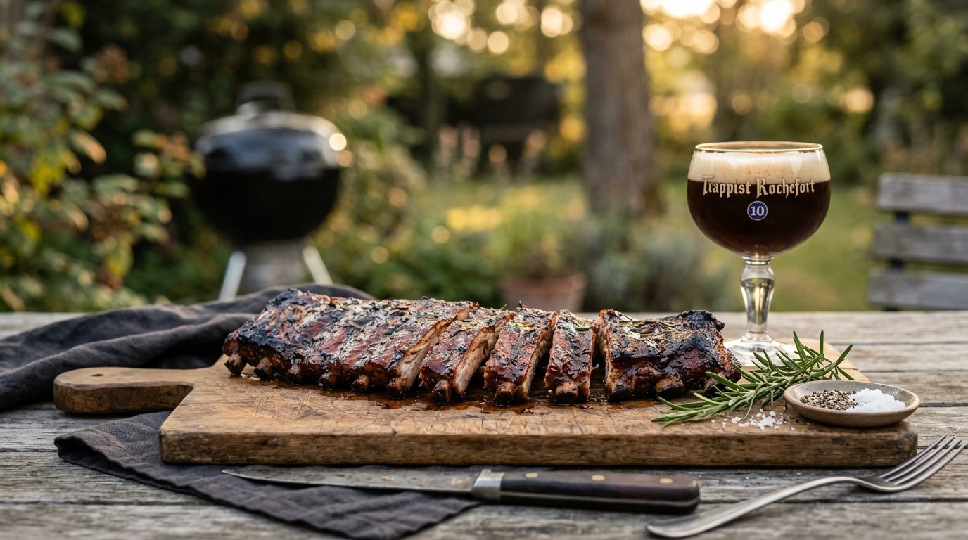 Spareribs met Donker Trappistenbier
