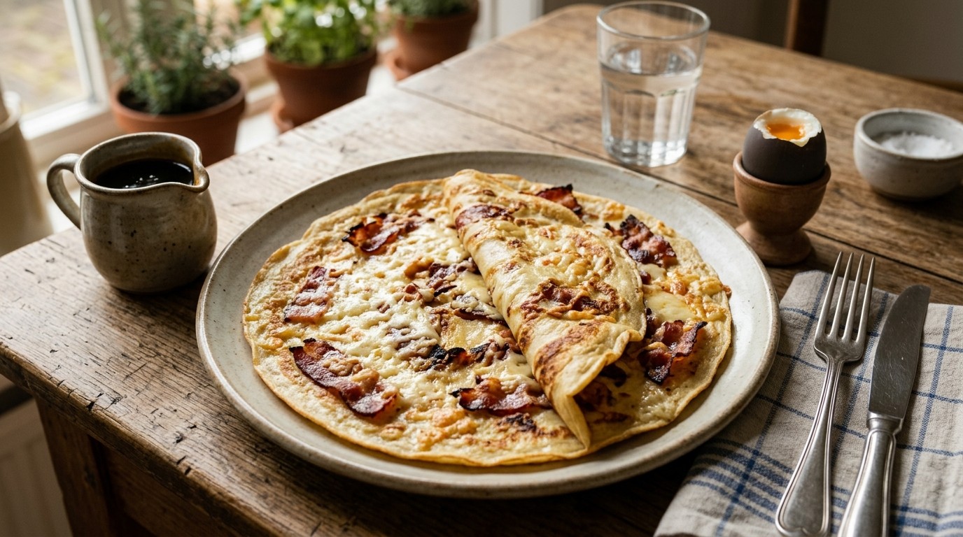 Spek Kaas Pannenkoeken