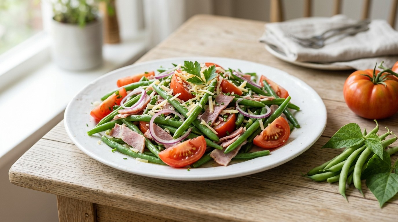 Sperziebonen salade