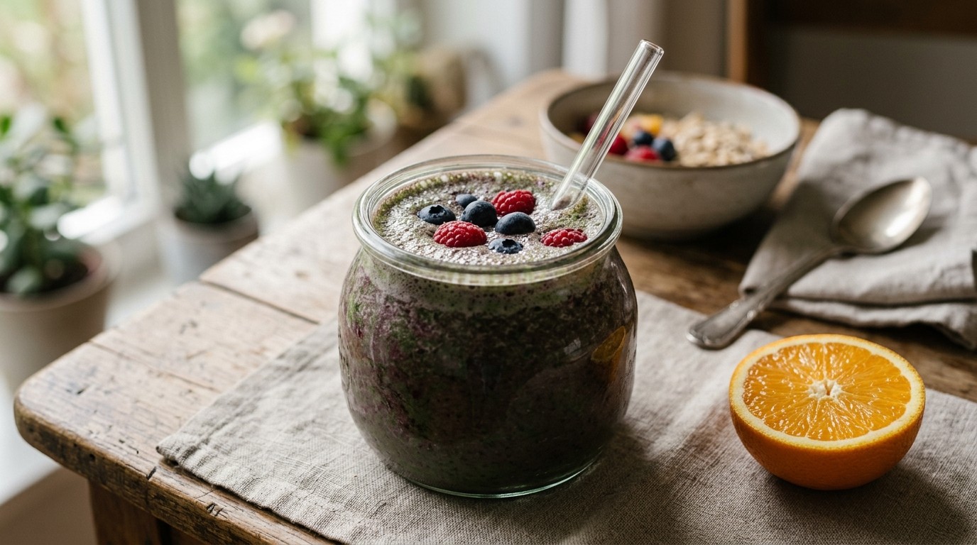 Spinazie en Bessen Smoothie