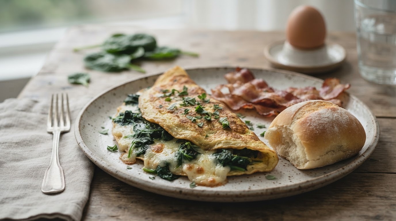 Spinazie Omelet