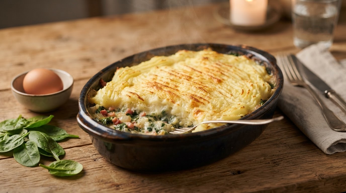 Spinazie ovenschotel